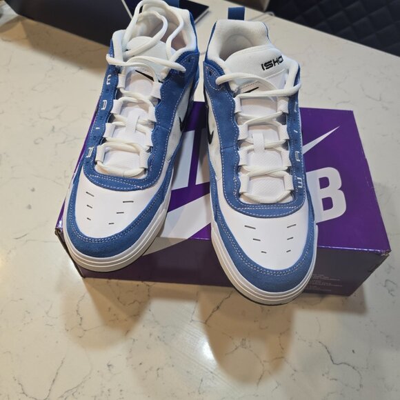 Nike Air Max ISHOD Men's Size 10 Blue White Skate Athletic Shoes FB2393 400 NEW - Picture 5 of 16